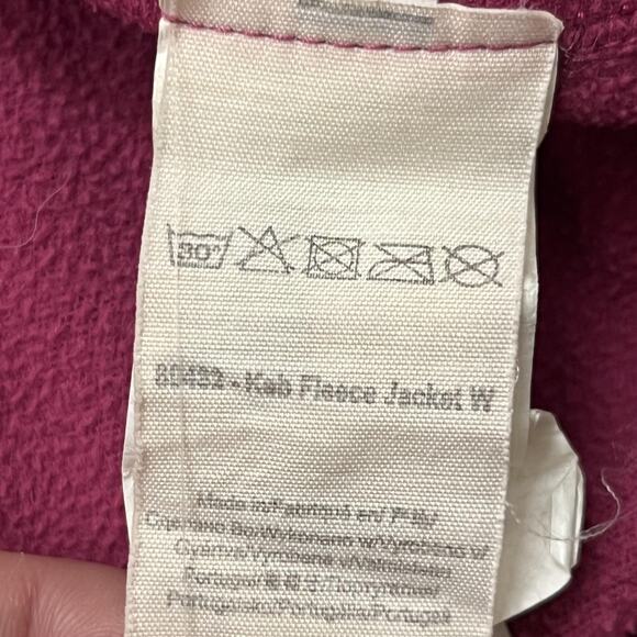 Fjallraven Keb Fleece Jacket Womens Small Pink Hooded Full Zip Outdoor Hiking - Picture 7 of 11